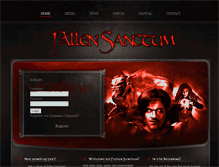 Tablet Screenshot of fallen-sanctum.com